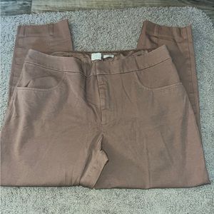 A new day stretch light brown pants size 16
